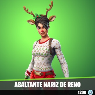 Asaltante nariz de reno